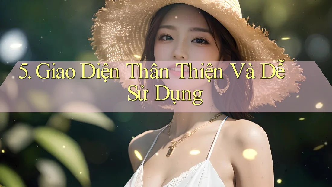 5. Giao Diện Thân Thiện và Dễ Sử Dụng 5. Giao Diện Thân Thiện và Dễ Sử Dụng
