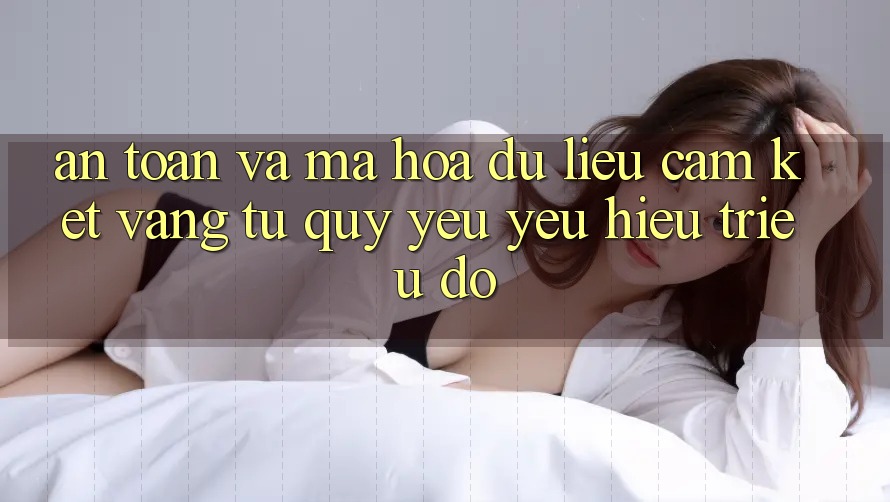 An Toàn Và Mã hóa dữ liệu: Cam Kết Vàng Từ Quý yêu yêu Hiệu Triệu Đô An Toàn Và Mã hóa dữ liệu: Cam Kết Vàng Từ Quý yêu yêu Hiệu Triệu Đô