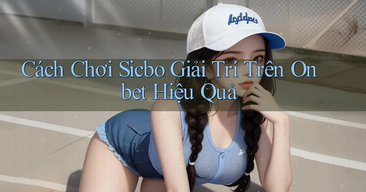 cách chơi sicbo giải trí trên onbet hiệu quả