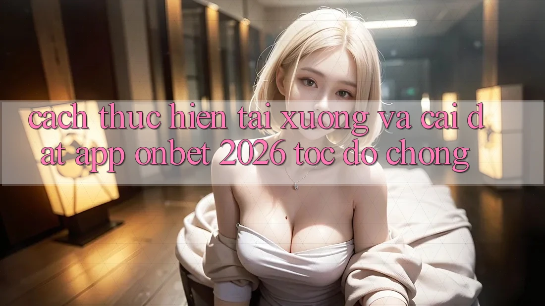 Cách thực hiện Tải xuống Và Cài Đặt App Onbet 2026 Tốc độ chóng Cách thực hiện Tải xuống Và Cài Đặt App Onbet 2026 Tốc độ chóng