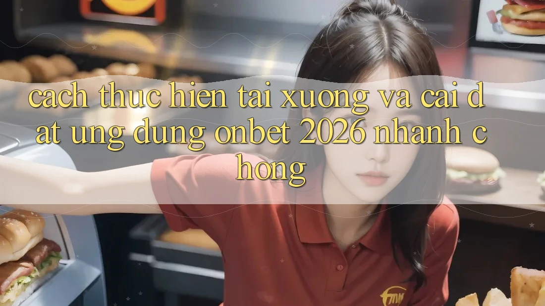Cách thực hiện Tải xuống Và Cài Đặt Ứng dụng Onbet 2026 Nhanh Chóng Cách thực hiện Tải xuống Và Cài Đặt Ứng dụng Onbet 2026 Nhanh Chóng