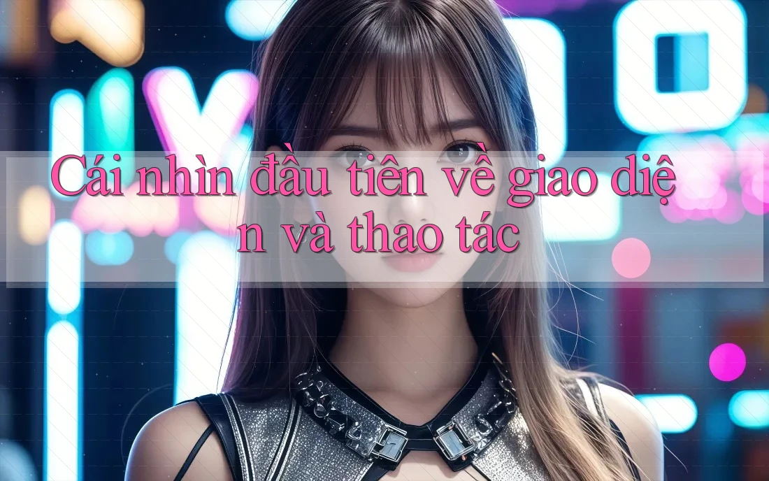 Cái nhìn đầu tiên về giao diện và thao tác Cái nhìn đầu tiên về giao diện và thao tác