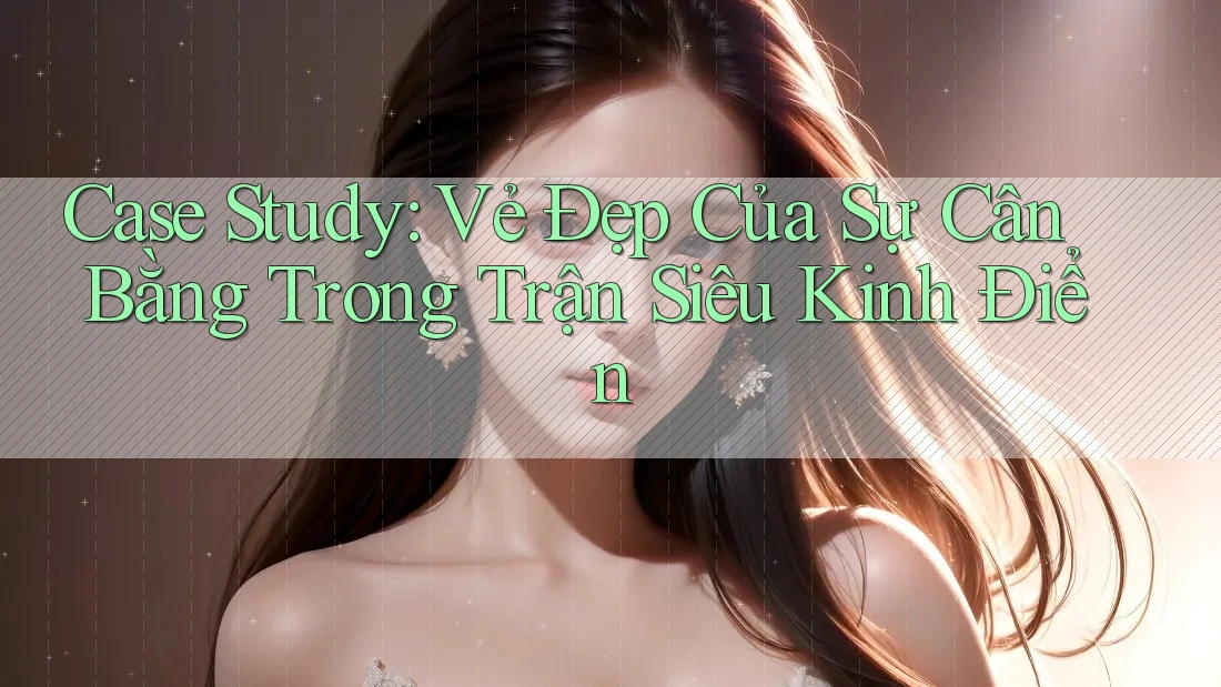 Case Study: Vẻ Đẹp Của Sự Cân Bằng Trong Trận Siêu Kinh Điển Case Study: Vẻ Đẹp Của Sự Cân Bằng Trong Trận Siêu Kinh Điển