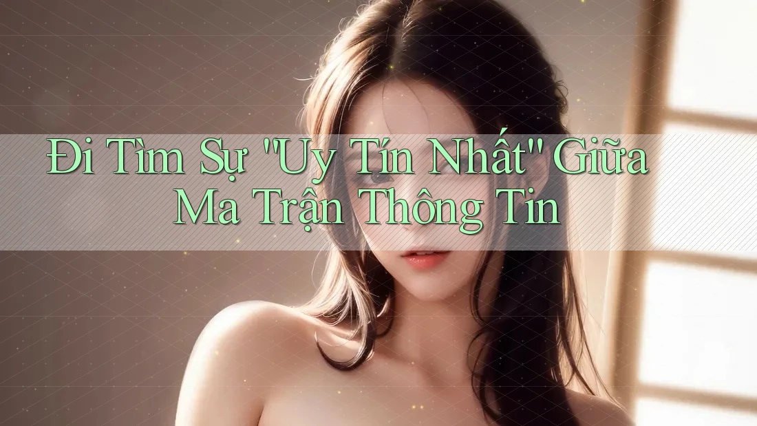 Đi Tìm Sự “Uy Tín Nhất” Giữa Ma Trận Thông Tin Đi Tìm Sự “Uy Tín Nhất” Giữa Ma Trận Thông Tin