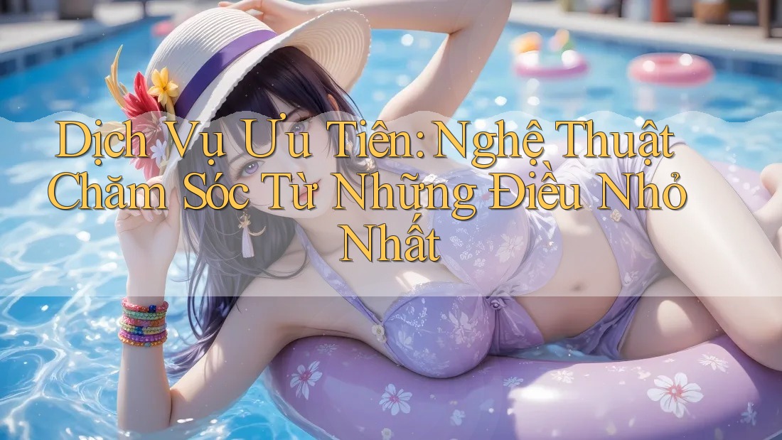 Dịch Vụ Ưu Tiên: Nghệ Thuật Chăm Sóc Từ Những Điều Nhỏ Nhất Dịch Vụ Ưu Tiên: Nghệ Thuật Chăm Sóc Từ Những Điều Nhỏ Nhất