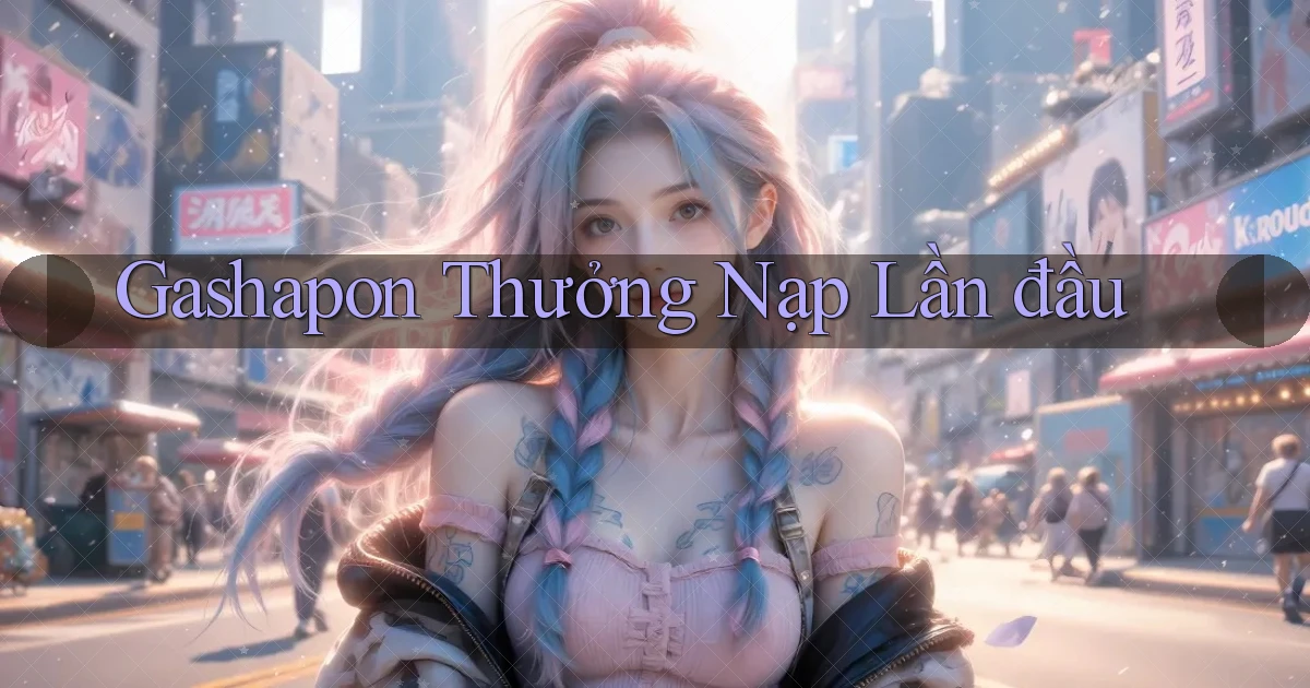 Gashapon Thưởng nạp lần đầu