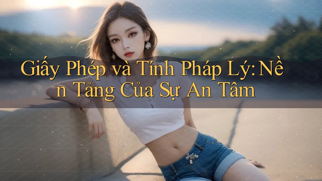 Giấy Phép và Tính Pháp Lý: Nền Tảng Của Sự An Tâm Giấy Phép và Tính Pháp Lý: Nền Tảng Của Sự An Tâm