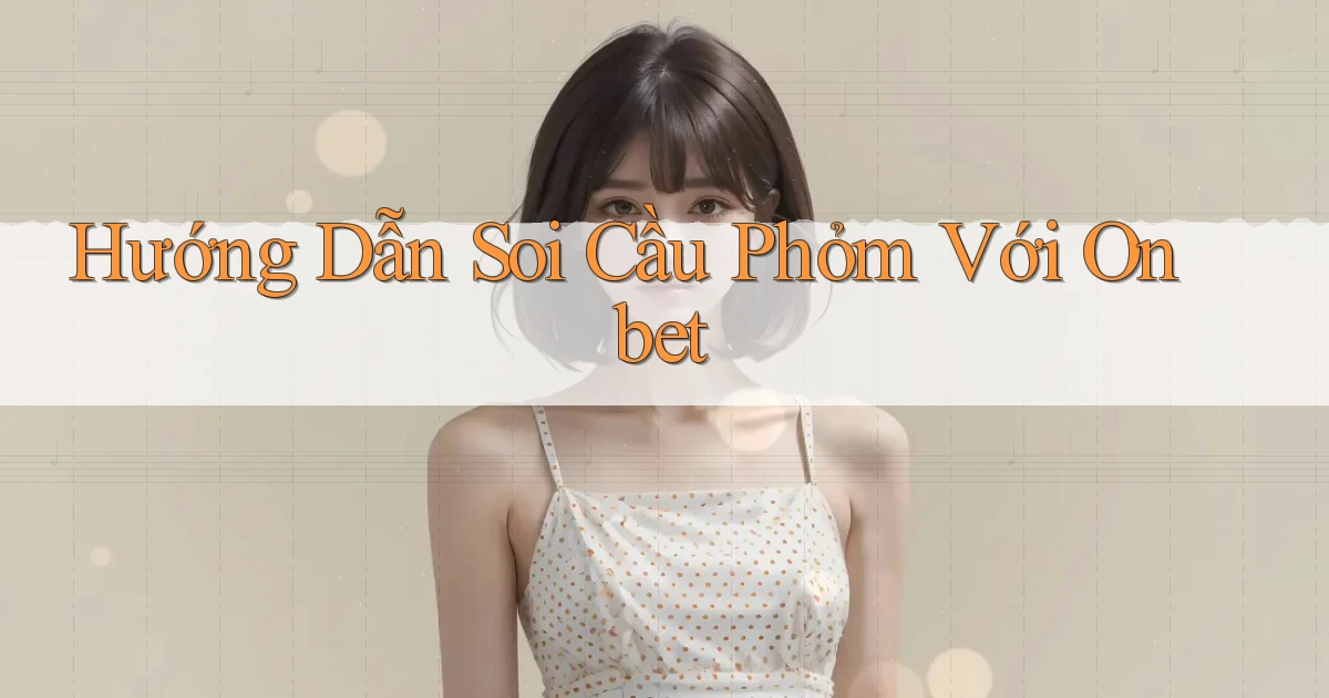 hướng dẫn soi cầu phỏm với onbet