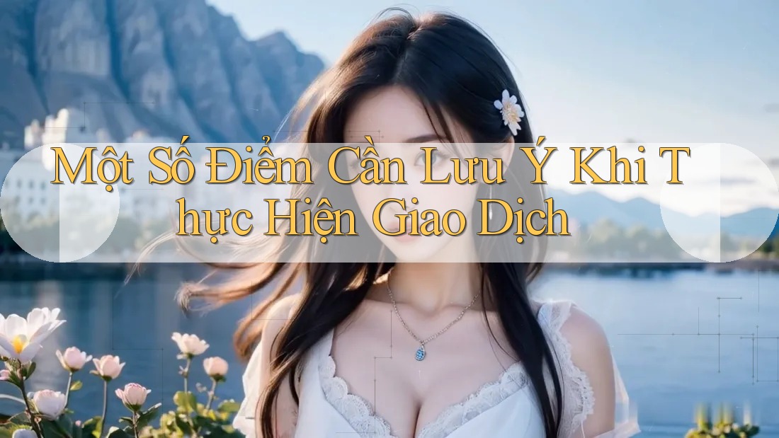 Một Số Điểm Cần Lưu Ý Khi Thực Hiện Giao Dịch Một Số Điểm Cần Lưu Ý Khi Thực Hiện Giao Dịch