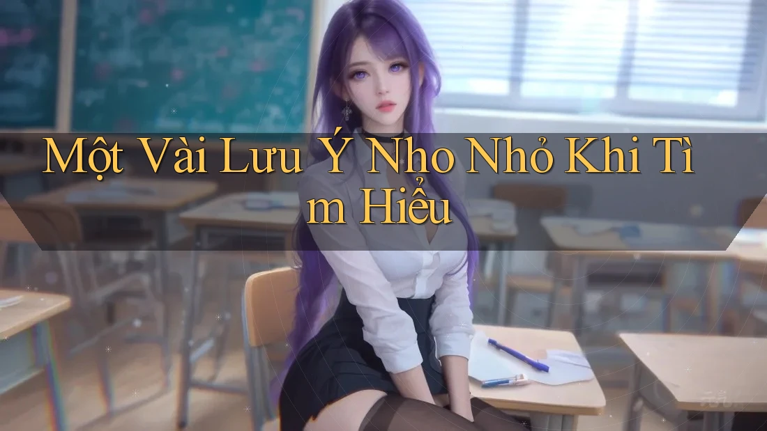 Một Vài Lưu ý Nho Nhỏ Khi Tìm Hiểu Một Vài Lưu ý Nho Nhỏ Khi Tìm Hiểu