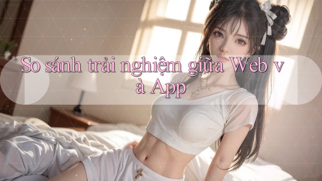 So sánh trải nghiệm giữa Web và App So sánh trải nghiệm giữa Web và App
