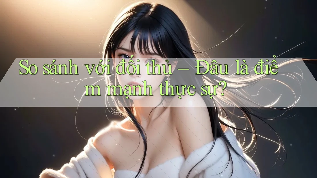 So sánh với đối thủ: đâu là điểm mạnh thực sự? So sánh với đối thủ: đâu là điểm mạnh thực sự?
