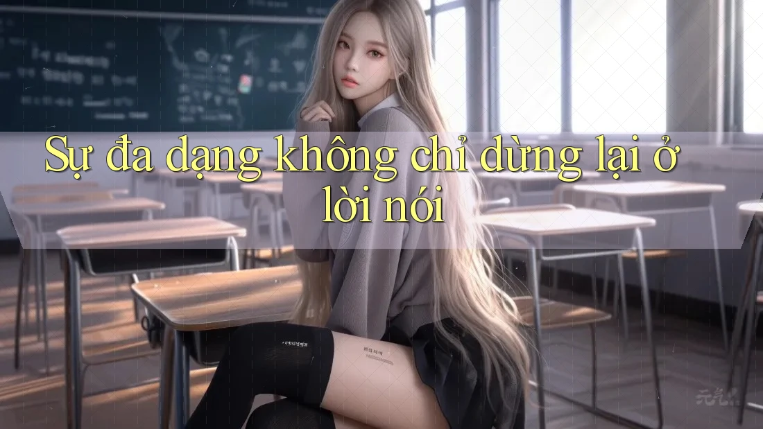 Sự đa dạng không chỉ dừng lại ở lời nói Sự đa dạng không chỉ dừng lại ở lời nói