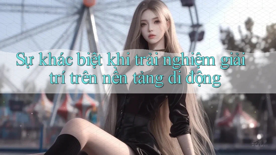 Sự khác biệt khi trải nghiệm giải trí trên nền tảng di động Sự khác biệt khi trải nghiệm giải trí trên nền tảng di động