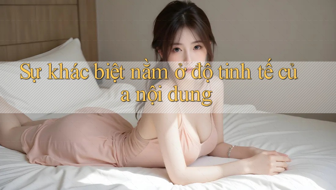 Sự khác biệt nằm ở độ tinh tế của nội dung Sự khác biệt nằm ở độ tinh tế của nội dung