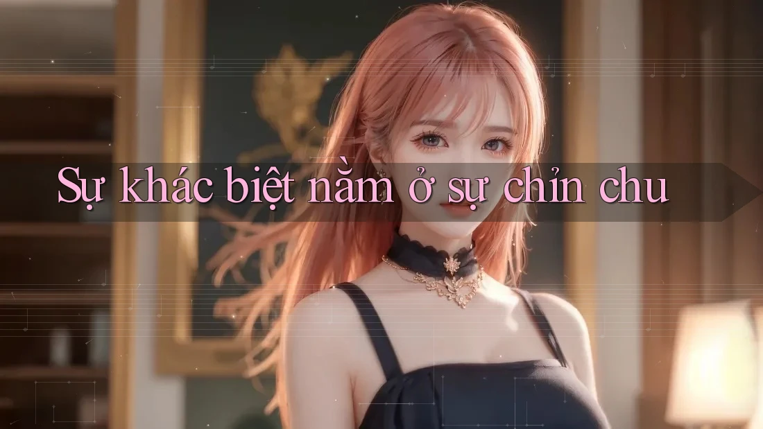 Sự khác biệt nằm ở sự chỉn chu Sự khác biệt nằm ở sự chỉn chu