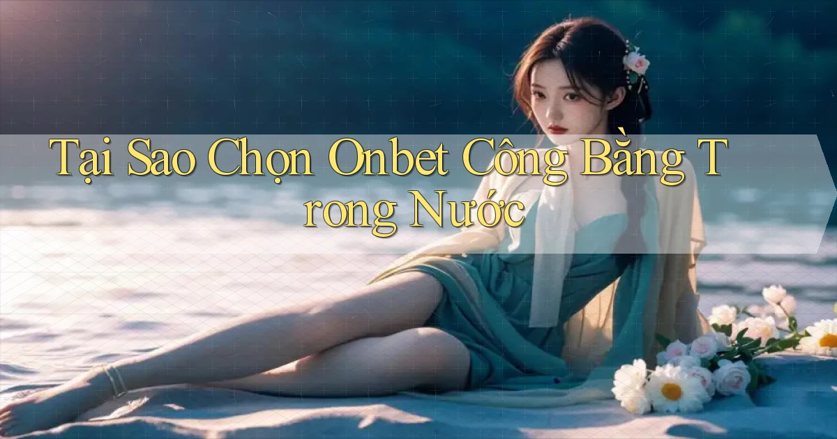 tại sao chọn onbet công bằng trong nước