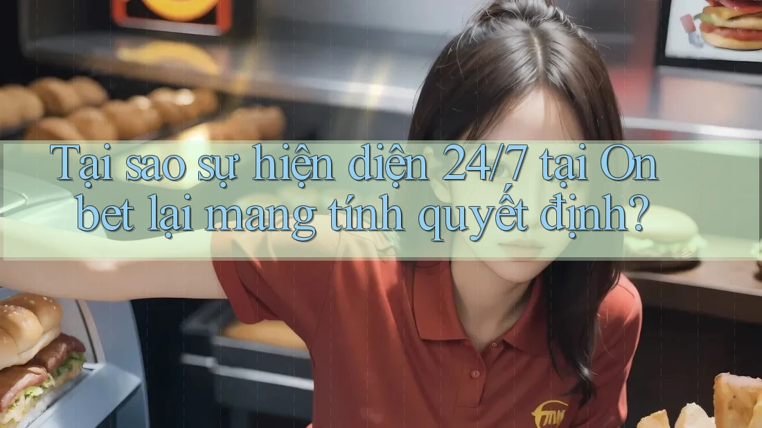 Tại sao sự hiện diện 24/7 tại Onbet lại mang tính quyết định? Tại sao sự hiện diện 24/7 tại Onbet lại mang tính quyết định?