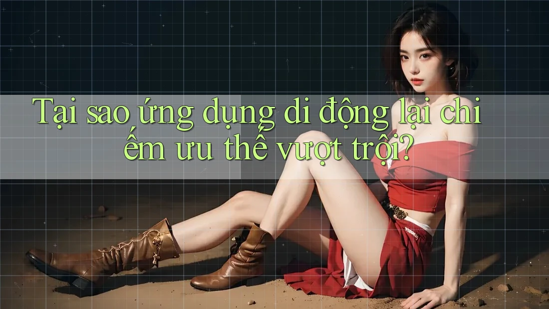 Tại sao ứng dụng di động lại chiếm ưu thế vượt trội?