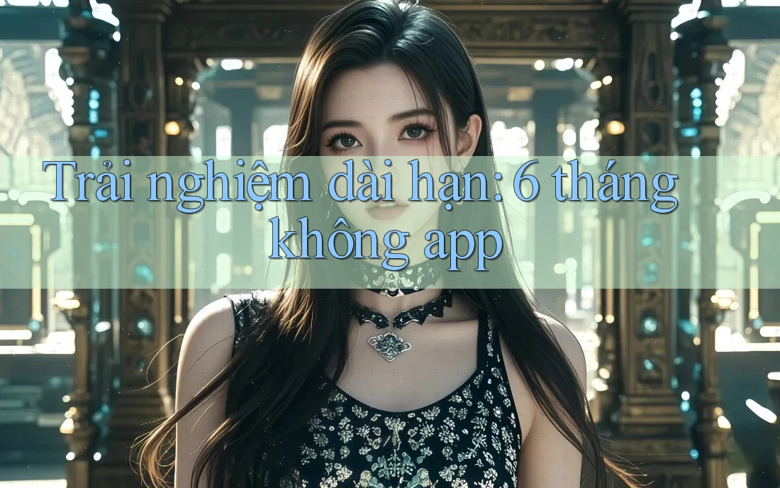 Trải nghiệm dài hạn: 6 tháng không app Trải nghiệm dài hạn: 6 tháng không app
