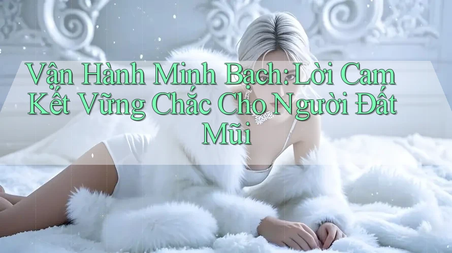 Vận Hành Minh Bạch: Lời Cam Kết Vững Chắc Cho Người Đất Mũi